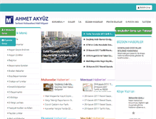Tablet Screenshot of ahmetakyuz.com